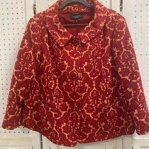 Talbots Red and Pink Women's Jacket